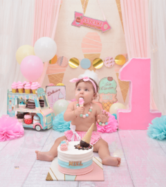צילומי סמאש קייק גלידה ice cream cake smash